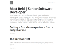 Tablet Screenshot of matt-reid.co.uk